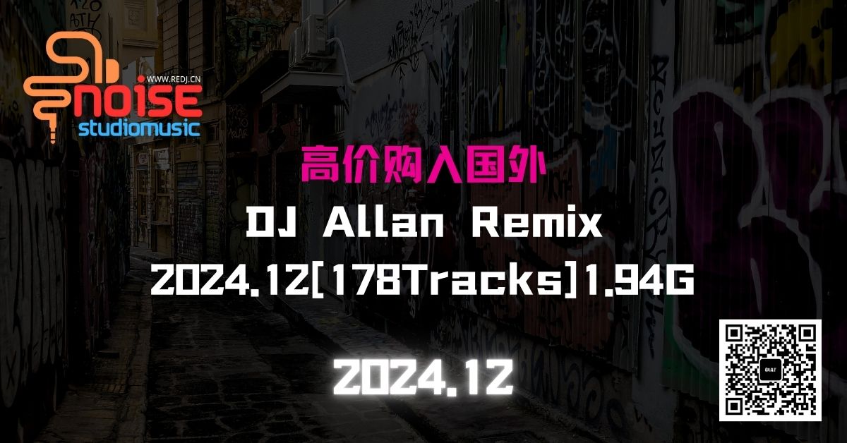 高价购入国外DJ Allan Remix 2024.12[178Tracks]1.94G