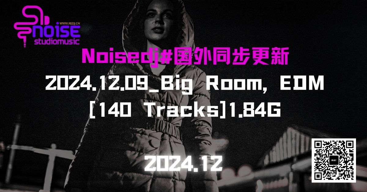 Noisedj#国外同步更新2024.12.09_Big Room, EDM  [140 Tracks]1.84G